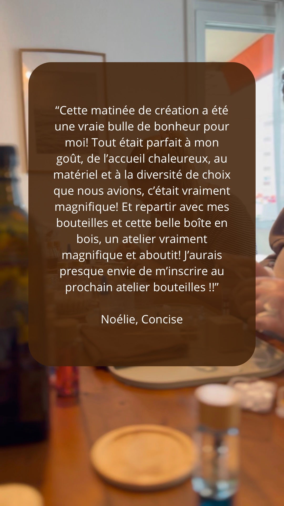 Atelier bouteilles sensorielles