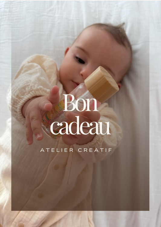 Bon cadeau ateliers - Atelier bouteilles sensorielles