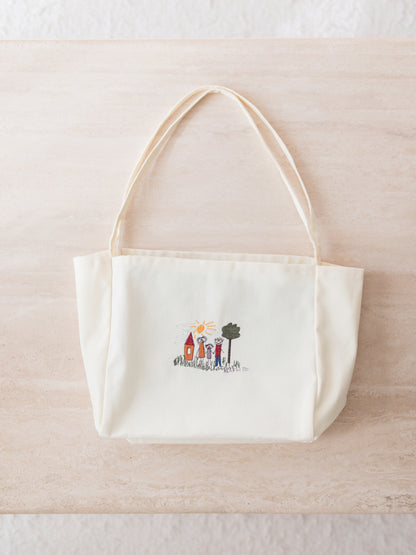 Tote bag avec dessin de votre enfant