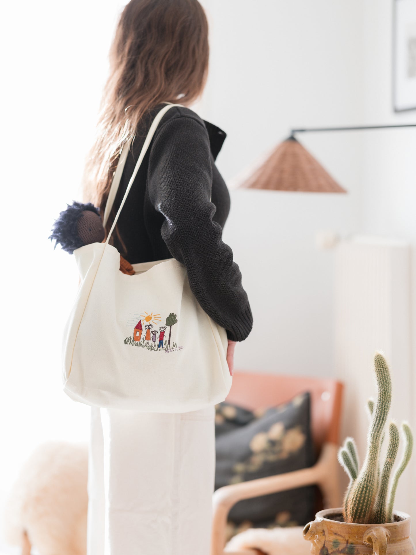 Tote bag avec dessin de votre enfant