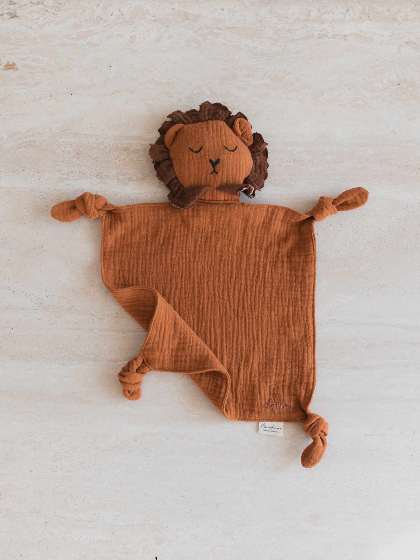 Cotton gauze lion comforter