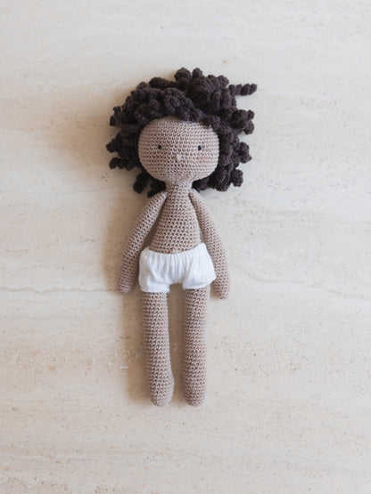 Custom crochet mermaid doll