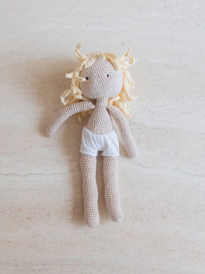 Custom crochet mermaid doll